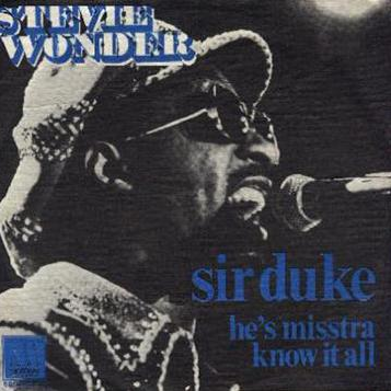 Stevie Wonder Sir Duke cover artwork