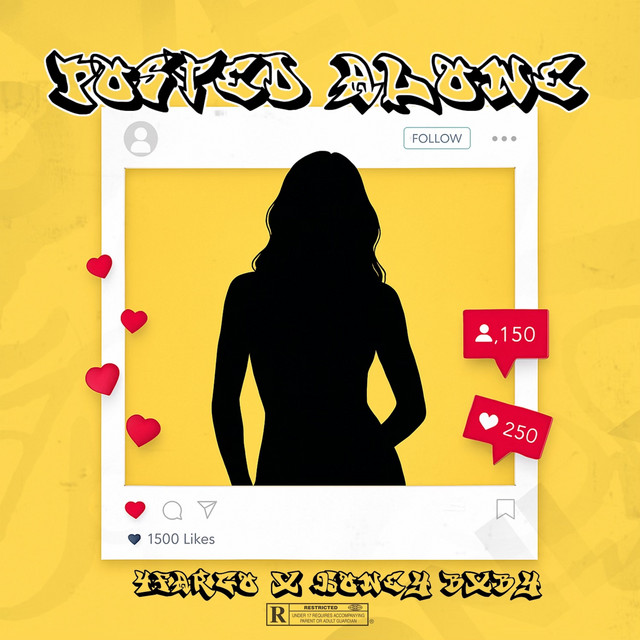 4Fargo & Honey Bxby Posted Alone cover artwork
