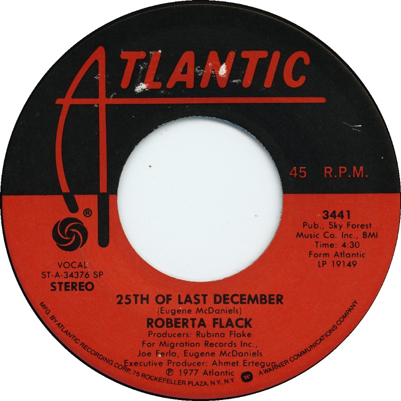 Roberta Flack — 25th of Last December cover artwork