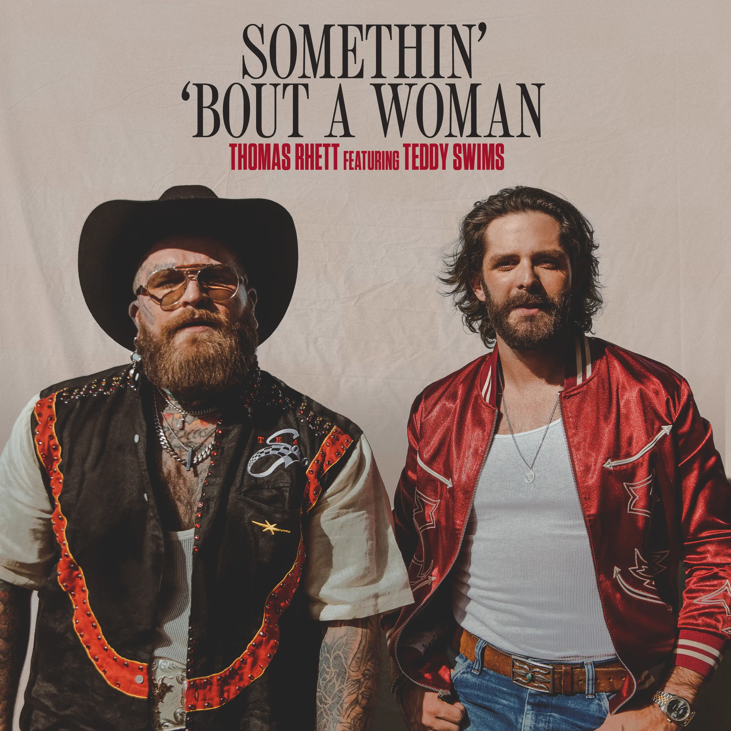 Thomas Rhett featuring Teddy Swims — Somethin' 'Bout A Woman cover artwork