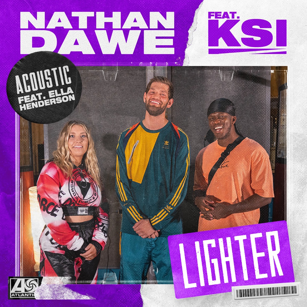 Nathan Dawe featuring KSI & Ella Henderson — Lighter (Acoustic) cover artwork