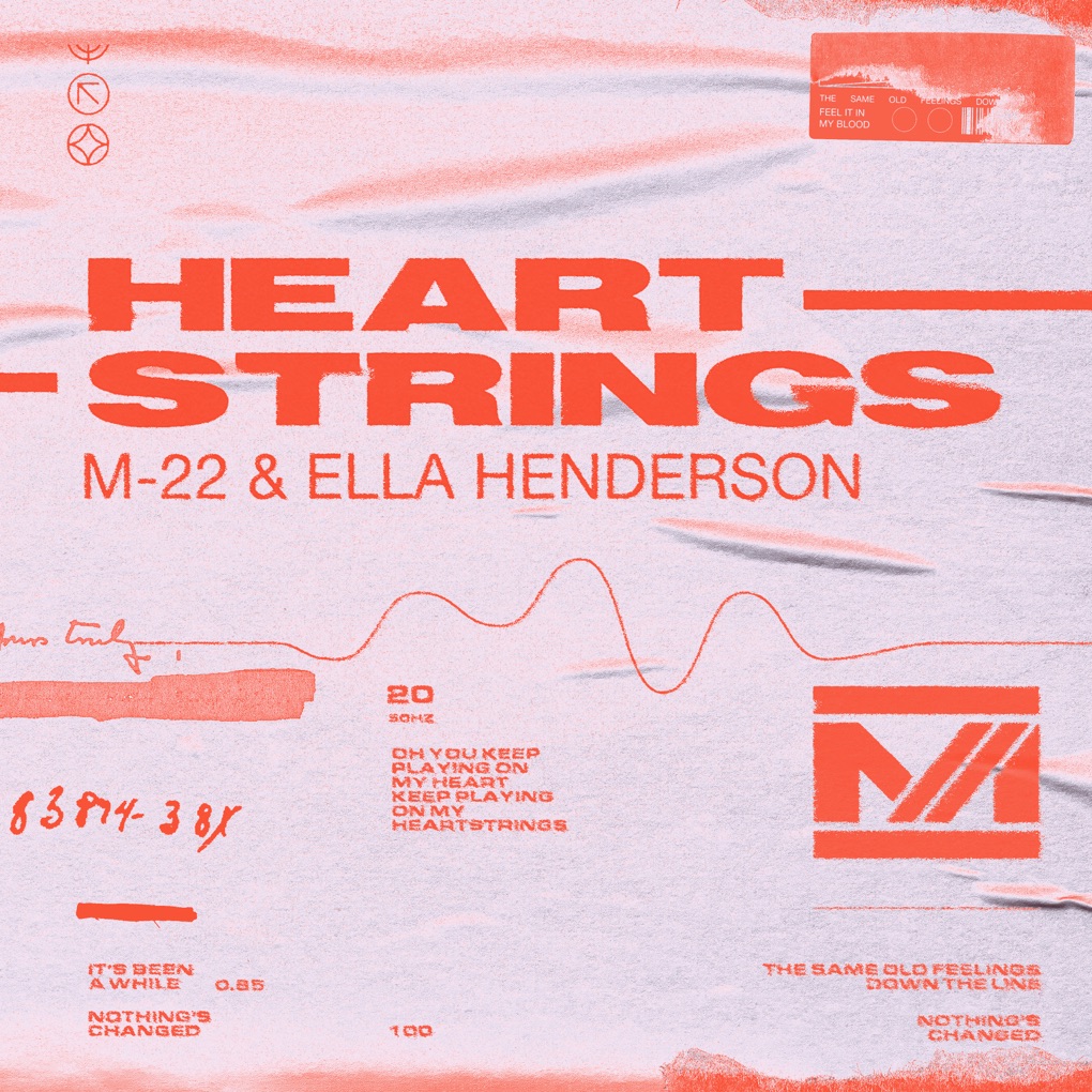 M-22 & Ella Henderson — Heartstrings cover artwork