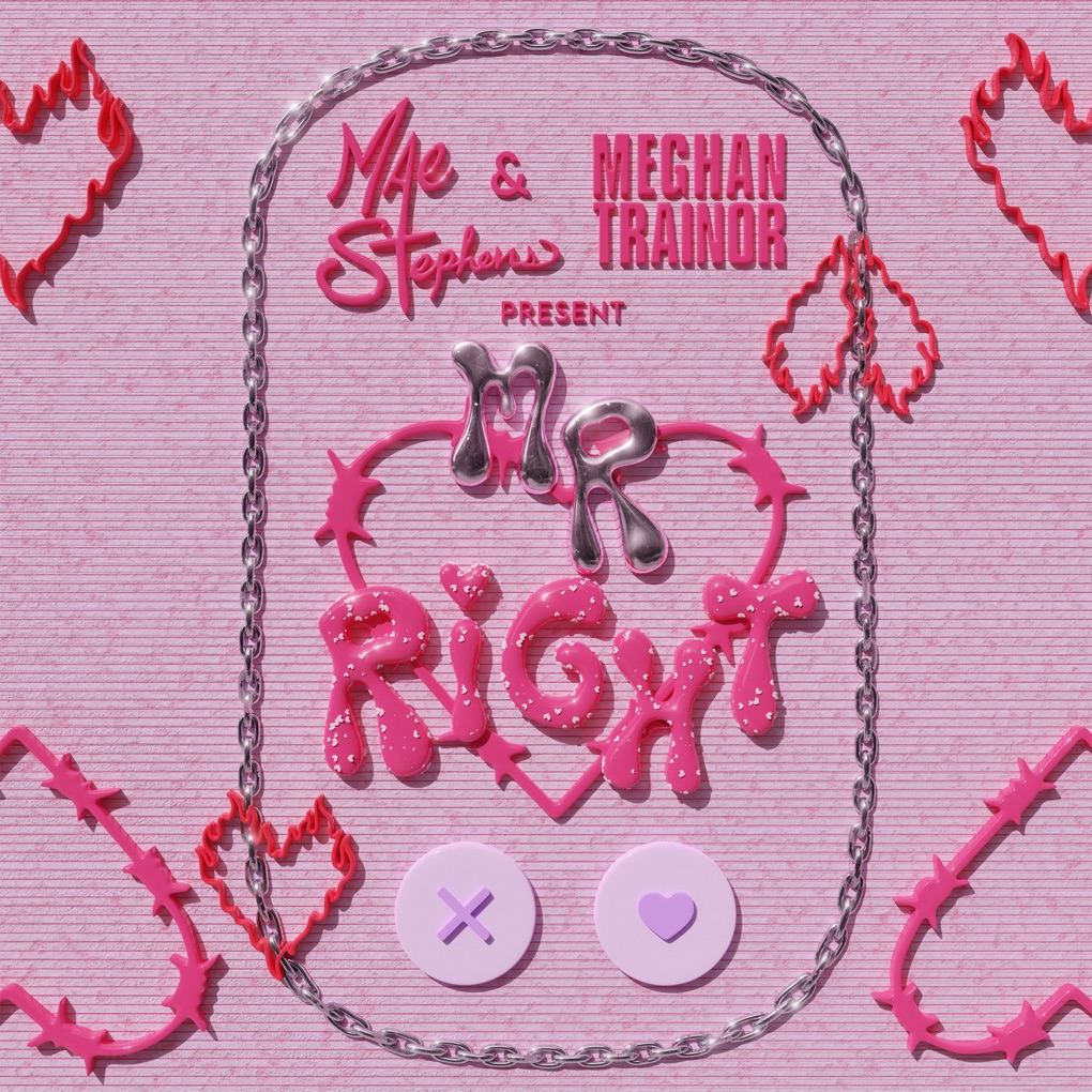 Mae Stephens & Meghan Trainor — Mr Right cover artwork