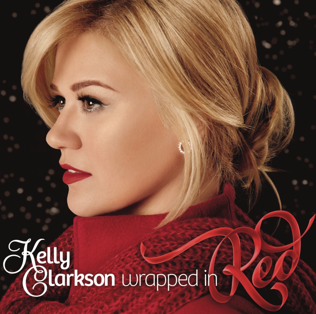 Kelly Clarkson — Wrapped In Red cover artwork