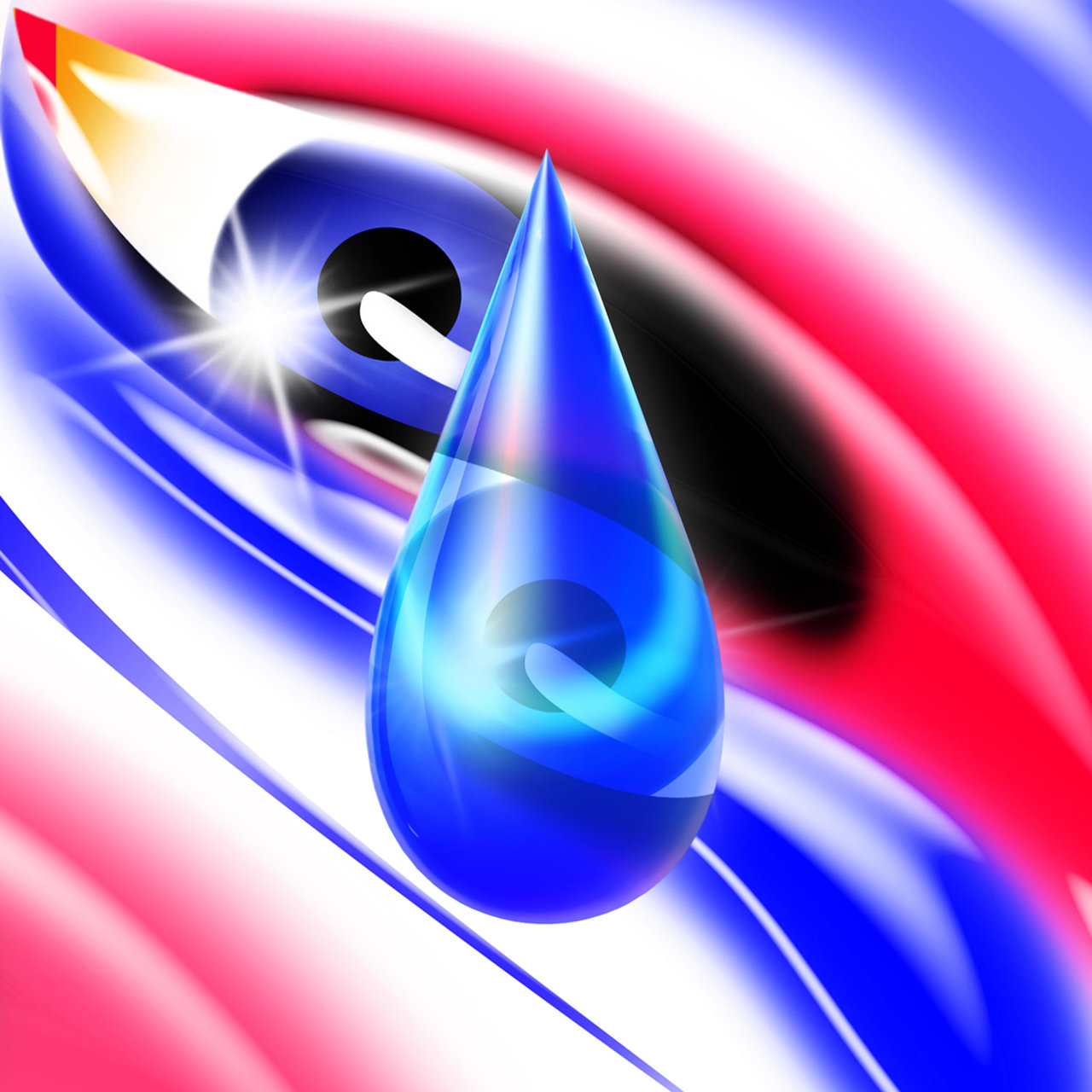 A. G. Cook featuring Hannah Diamond — Drop FM cover artwork
