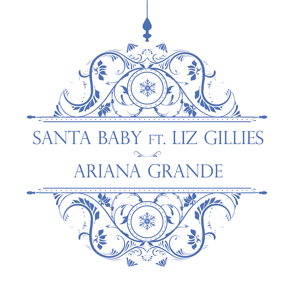 Ariana Grande featuring Liz Gillies — Santa Baby cover artwork