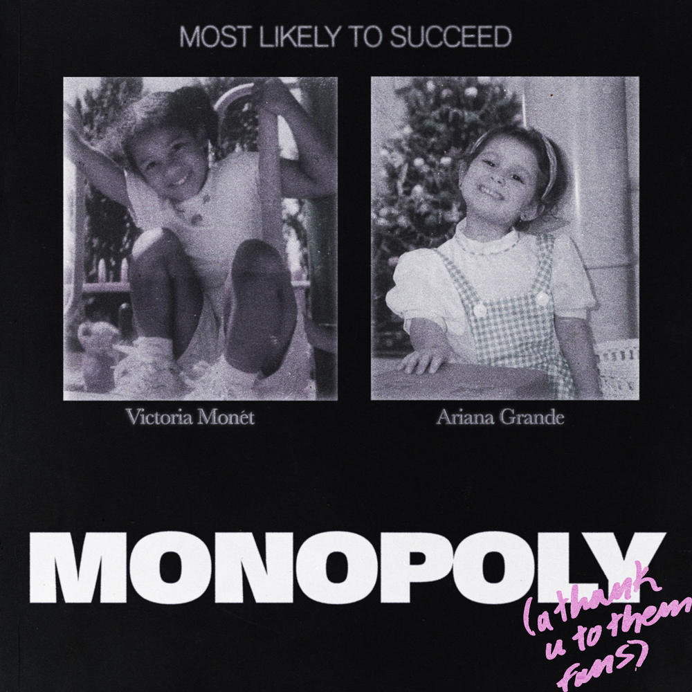 Ariana Grande & Victoria Monét — MONOPOLY cover artwork