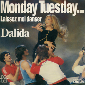 Dalida Monday Tuesday ... Laissez moi danser cover artwork