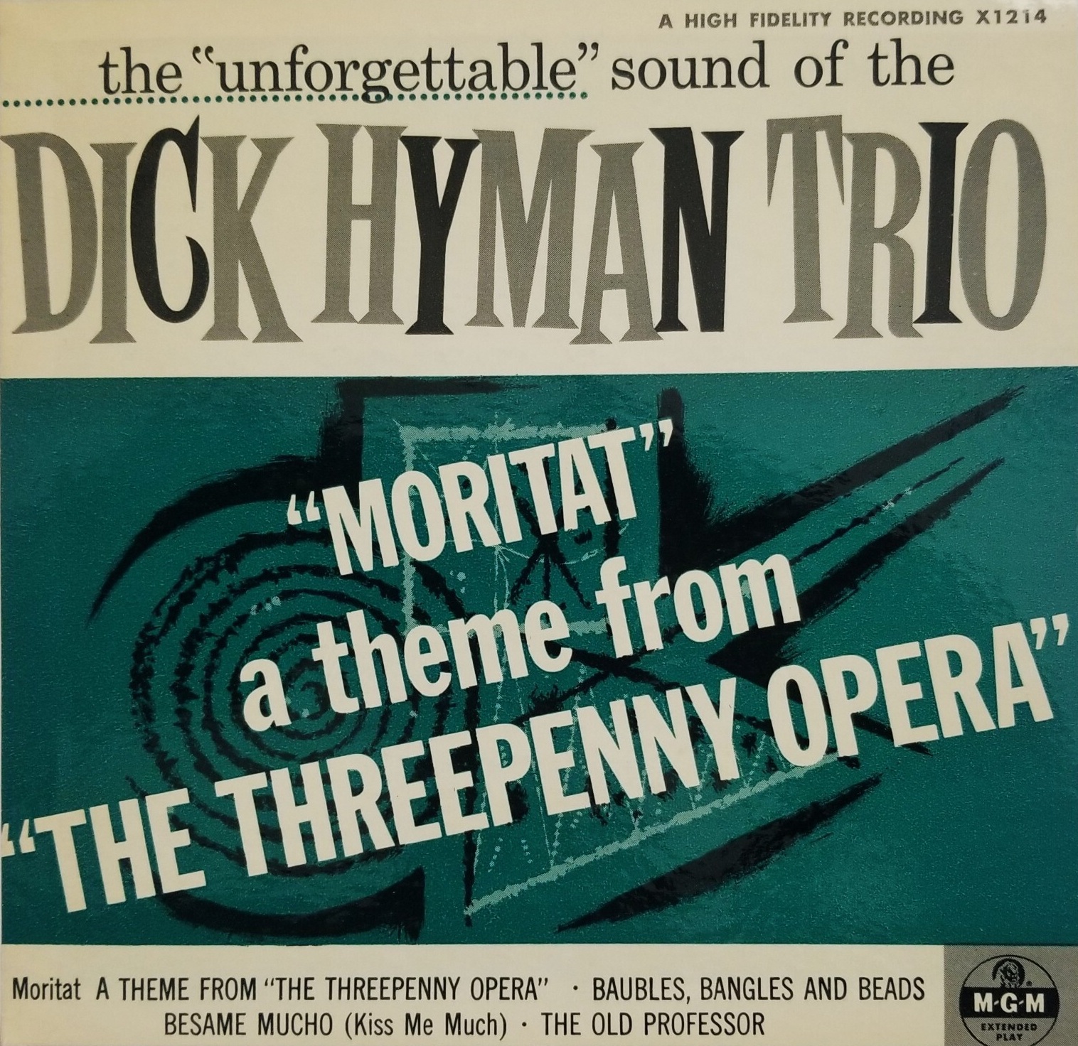 Dick Hyman Trio — Theme From "The Threepenny Opera" (Moritat) cover artwork