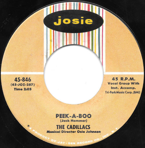 The Cadillacs — Peek-A-Boo cover artwork
