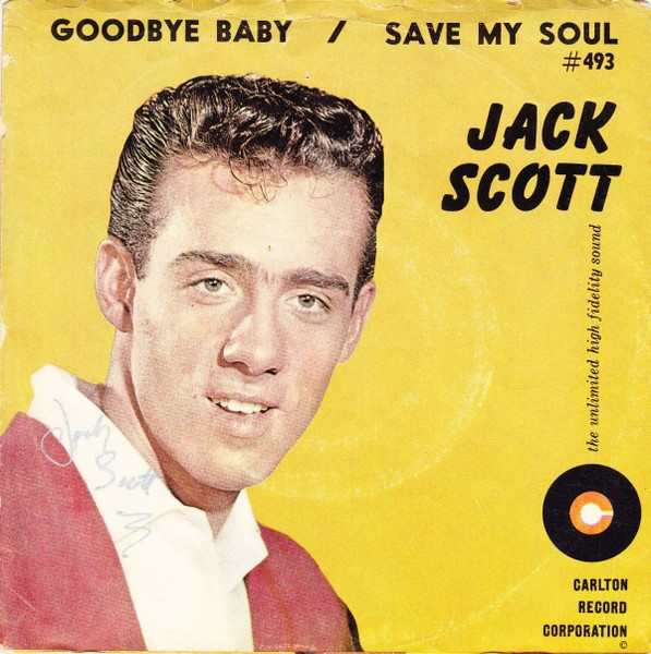 Jack Scott — Goodbye Baby cover artwork