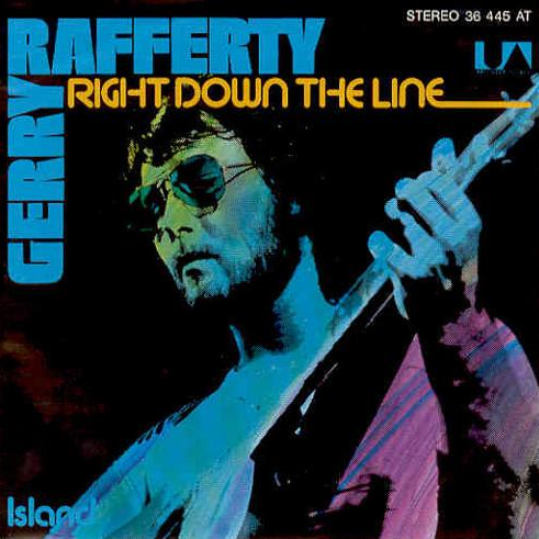 Gerry Rafferty — Right Down the Line cover artwork