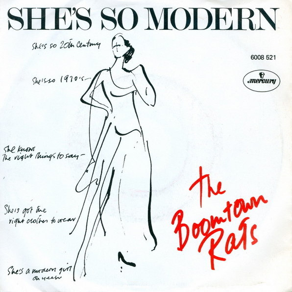 The Boomtown Rats — She's So Modern cover artwork