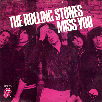 The Rolling Stones — Miss You cover artwork