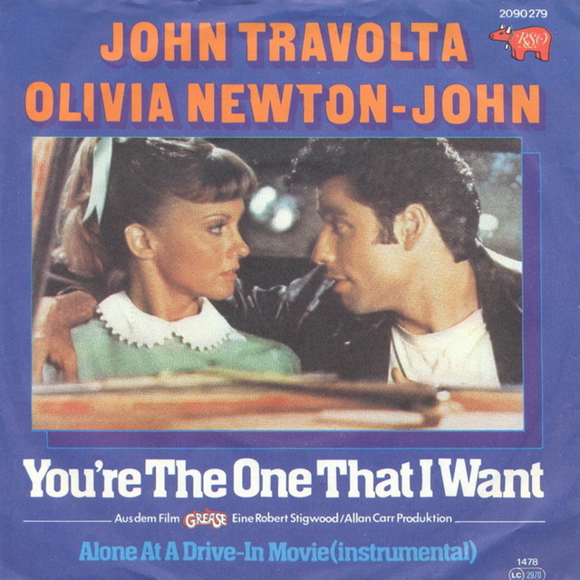 John Travolta & Olivia Newton-John — You're the One That I Want cover artwork
