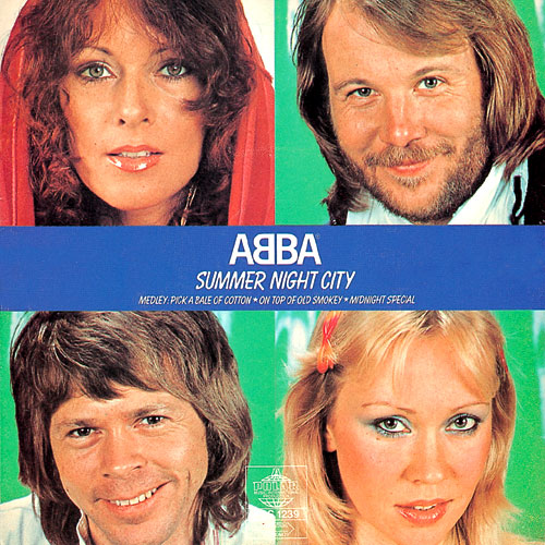 ABBA — Summer Night City cover artwork