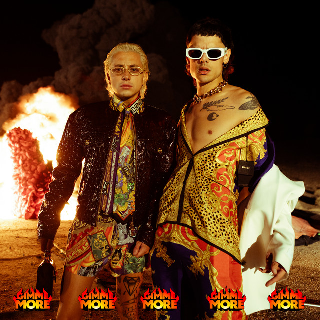 CA7RIEL &amp; Paco Amoroso — GIMME MORE cover artwork