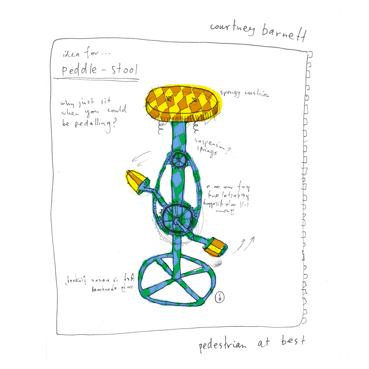 Courtney Barnett — Pedestrian At Best cover artwork