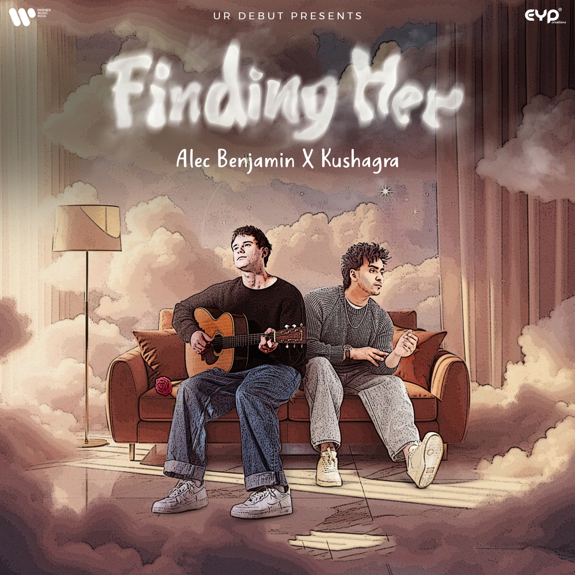 Kushagra, Alec Benjamin, & Bharath — Finding Her cover artwork