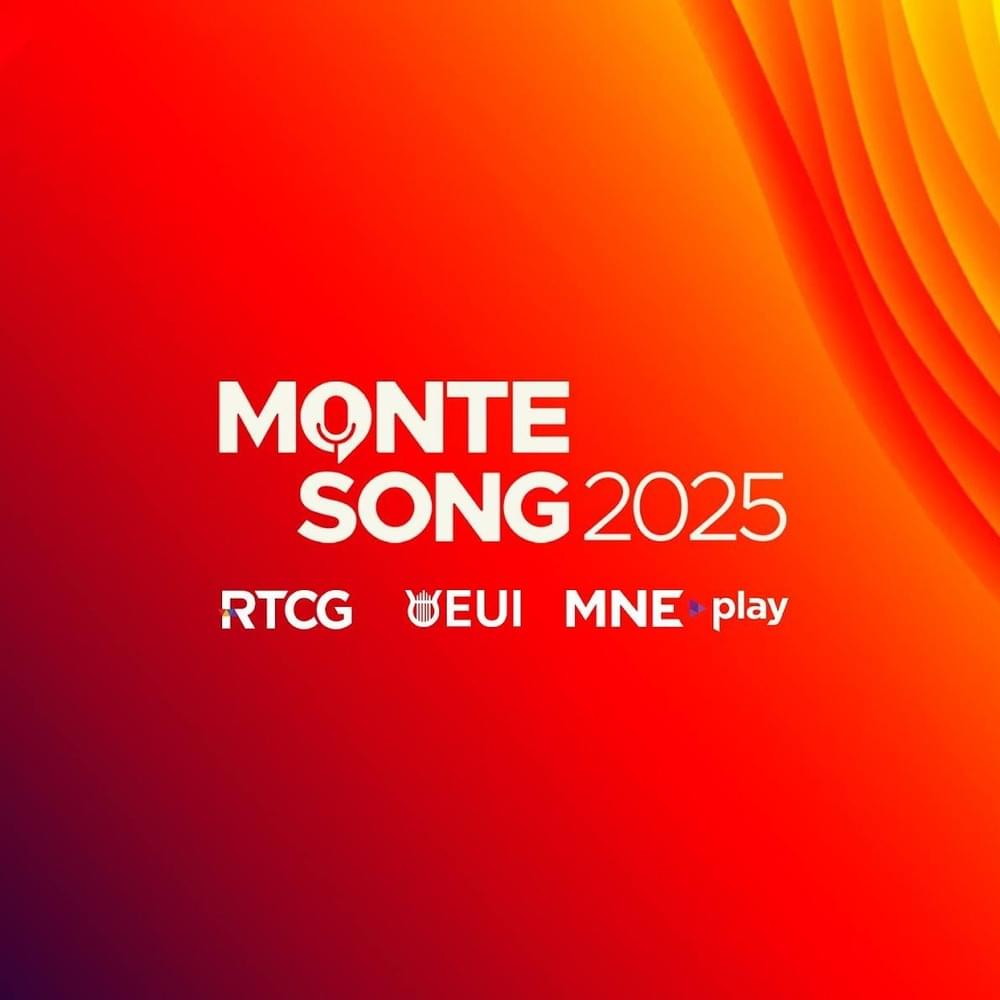 Montenegro 🇲🇪 in the Eurovision Song Contest Montesong 2025 cover artwork