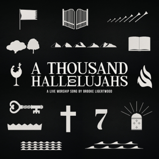 Brooke Ligertwood — A Thousand Hallelujahs - Live cover artwork
