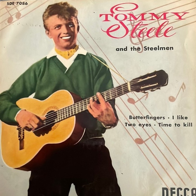 Tommy Steele & The Steelmen — Butterfingers cover artwork