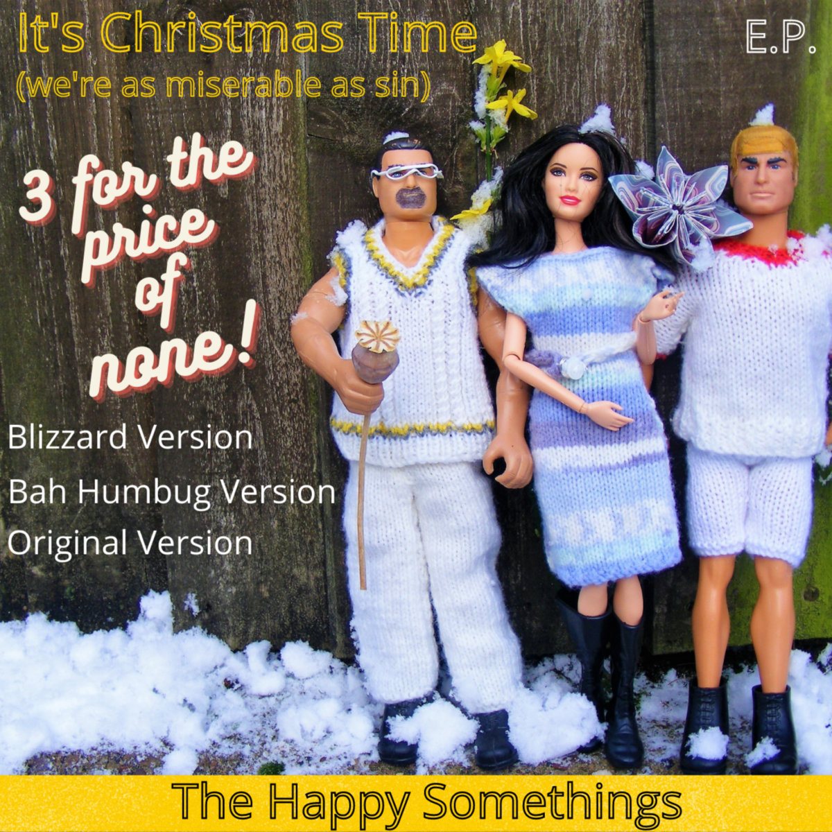 The Happy Somethings It's Christmas Time (We're as Miserable as Sin) cover artwork