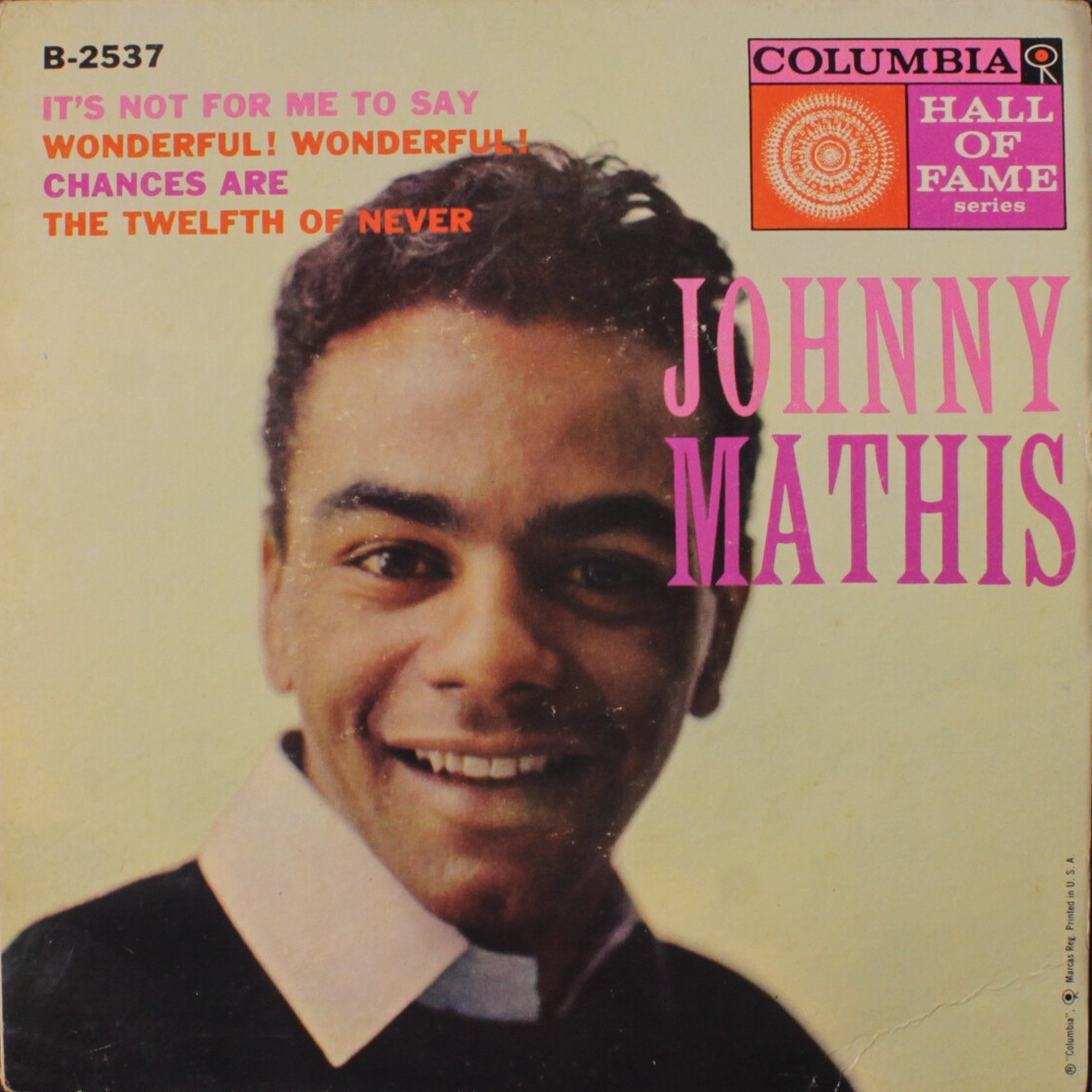 Johnny Mathis — It's Not For Me To Say cover artwork