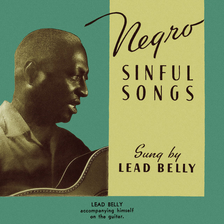 Lead Belly Negro Sinful Songs cover artwork