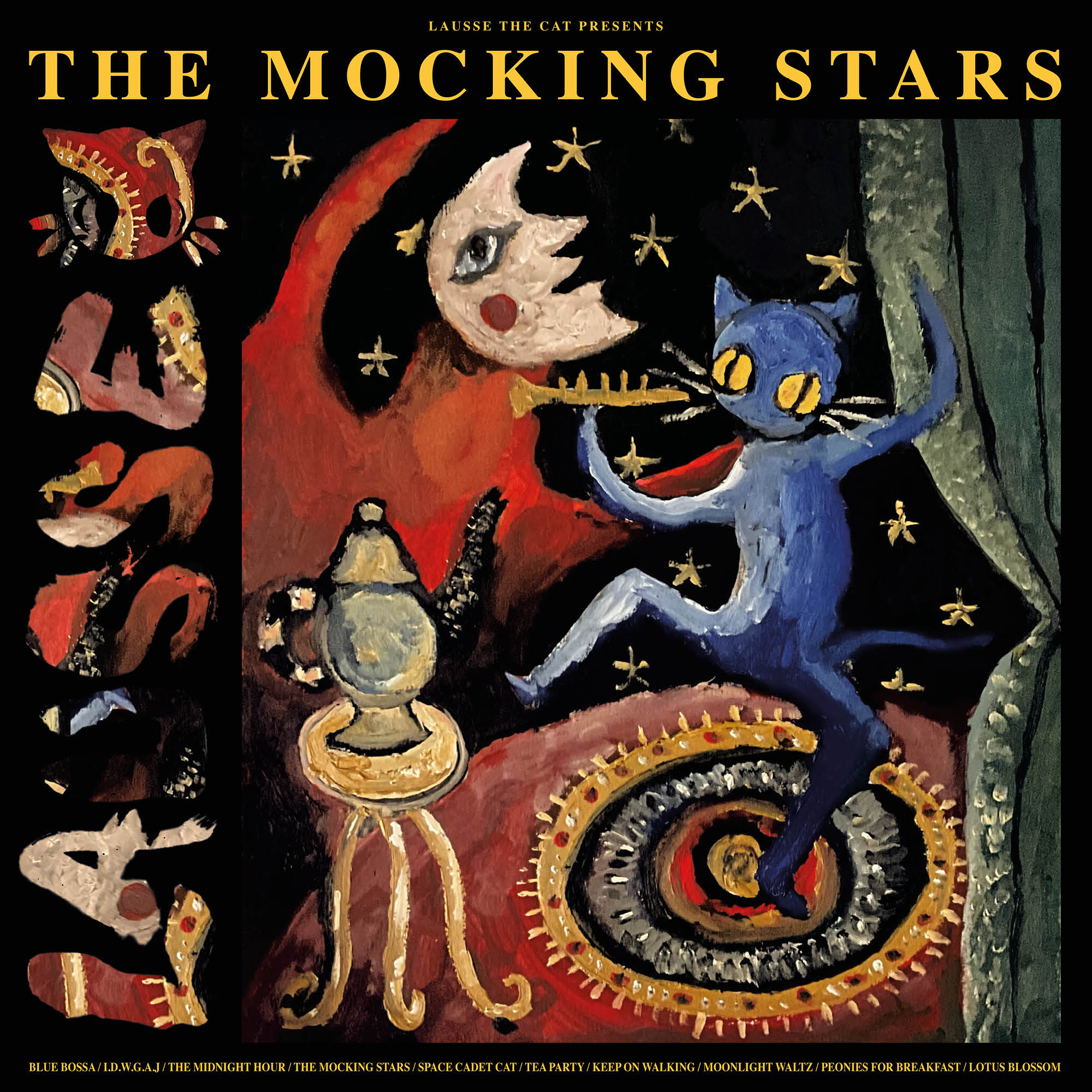 LAUSSE THE CAT — The Mocking Stars cover artwork