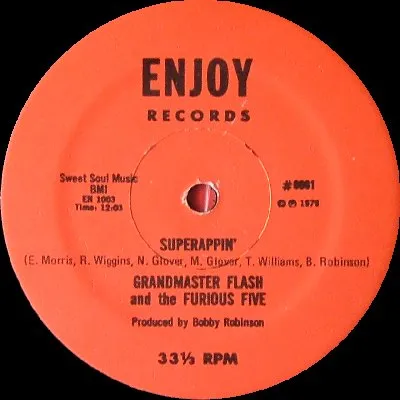 Grandmaster Flash &amp; The Furious Five — Superappin' cover artwork