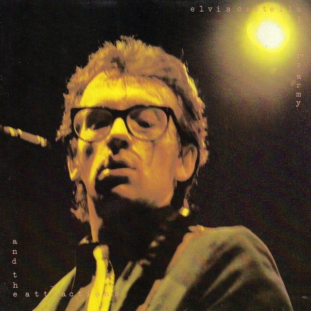 Elvis Costello &amp; The Attractions — Oliver's Army cover artwork