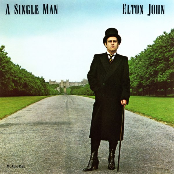 Elton John A Single Man cover artwork