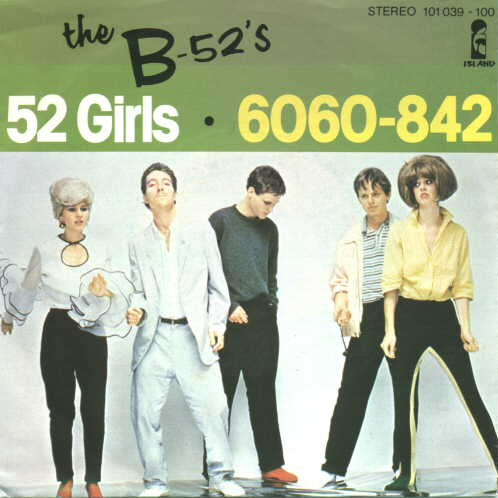 The B-52's — 52 Girls cover artwork