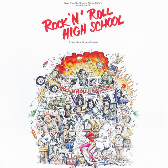 Ramones Rock 'n' Roll High School cover artwork