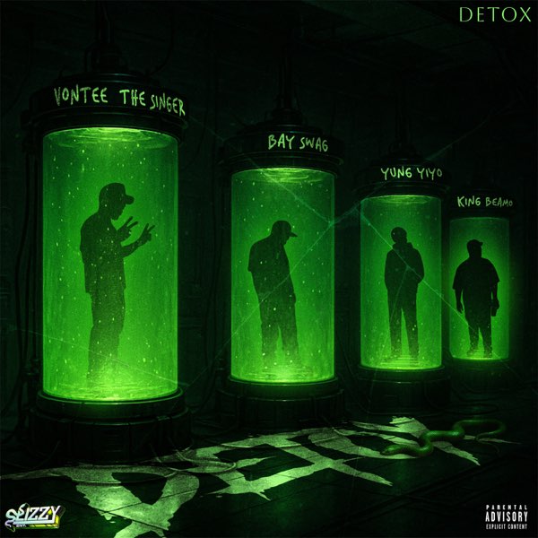 Vontee the Singer, Yung Yiyo, King Beamo, & Bay Swag DETOX cover artwork