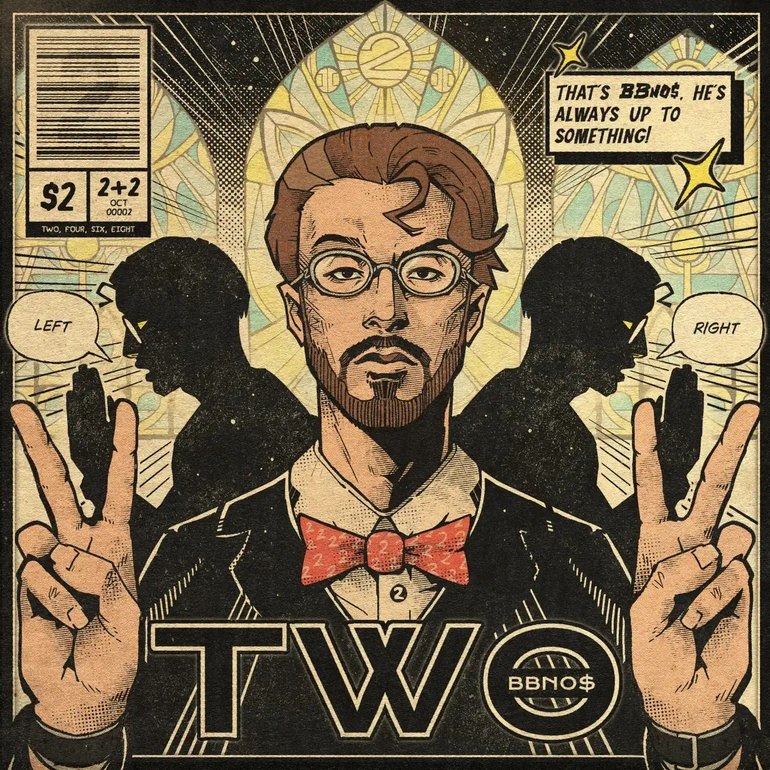 bbno$ — two cover artwork