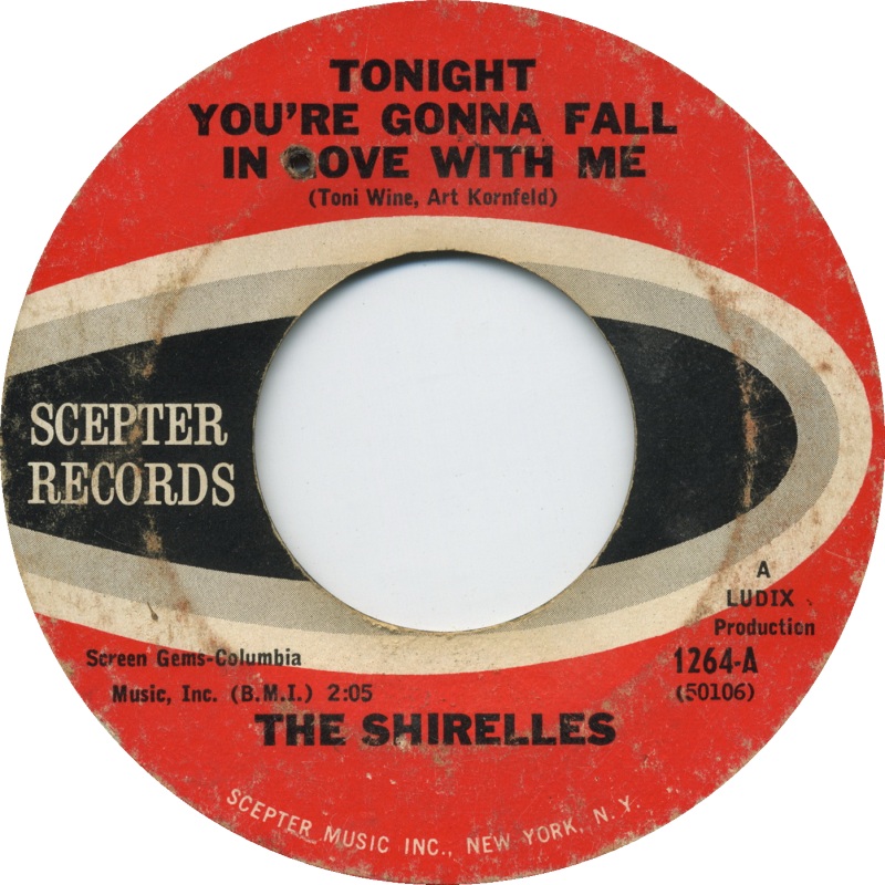 The Shirelles Tonight You're Gonna Fall in Love with Me cover artwork