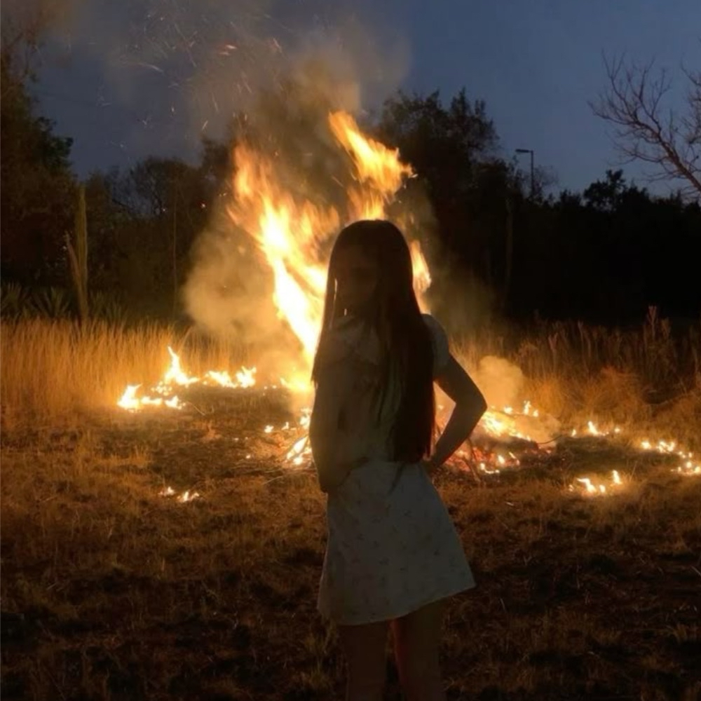 TRIXACK RO fire in her cover artwork