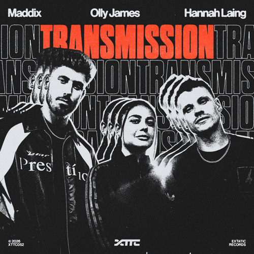 Maddix, Olly James, & Hannah Laing — Transmission cover artwork