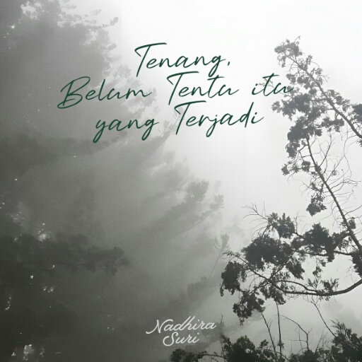 Nadhira Suri — Tenang, Belum Tentu itu yang Terjadi cover artwork