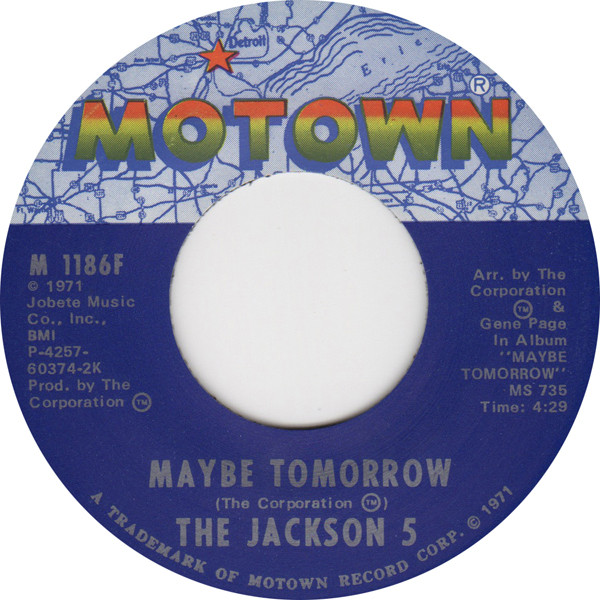 The Jackson 5 — Maybe Tomorrow cover artwork