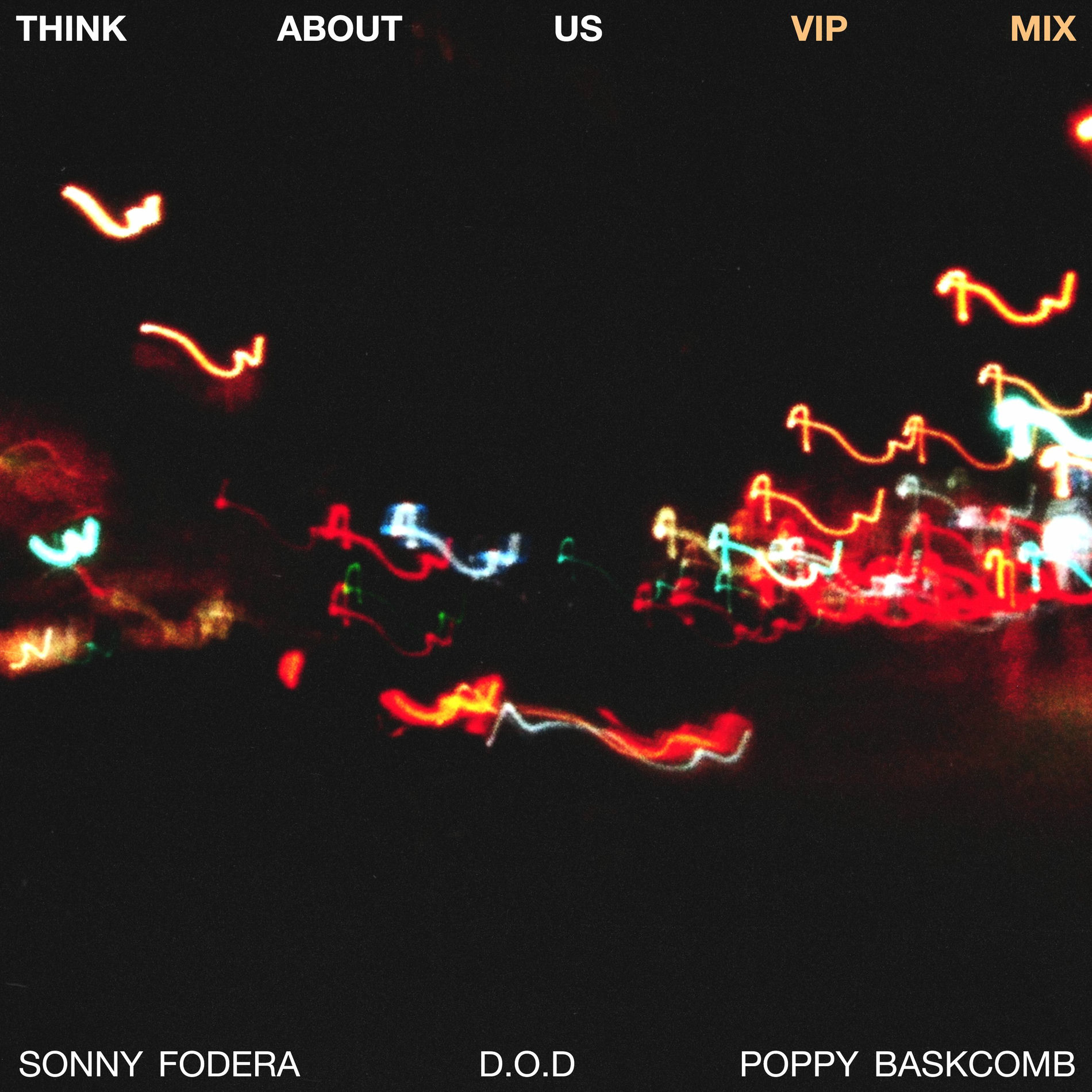 Sonny Fodera, D O D, & Poppy Baskcomb — Think About Us - VIP Mix cover artwork