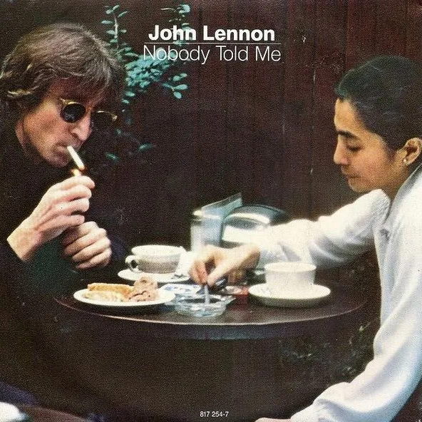 John Lennon — Nobody Told Me cover artwork