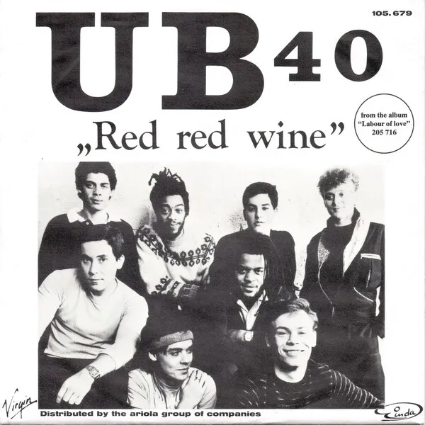 UB40 — Red Red Wine cover artwork