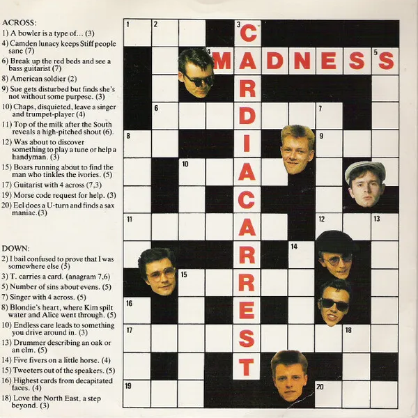 Madness — Cardiac Arrest cover artwork