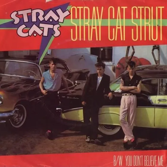 Stray Cats — Stray Cat Strut cover artwork