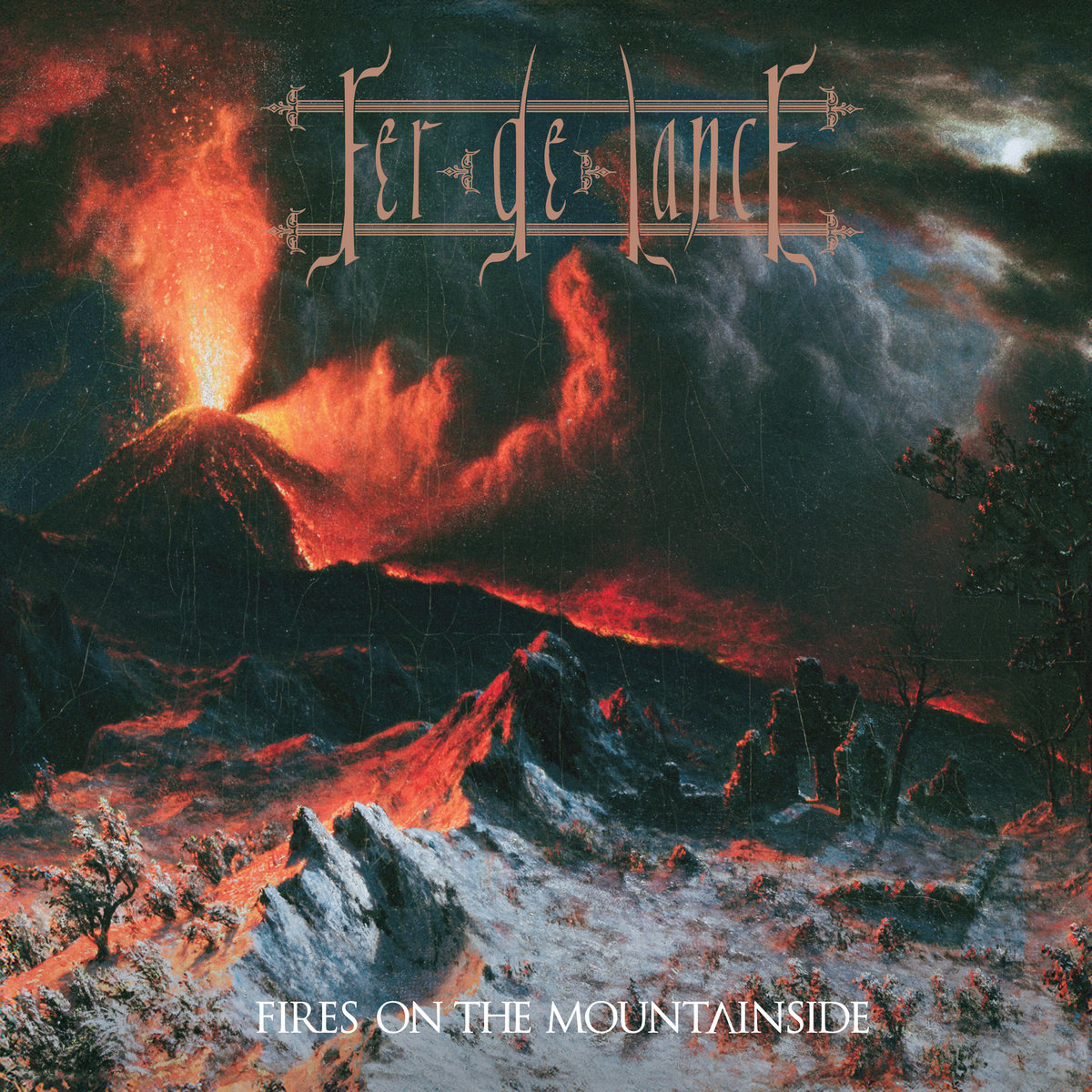 Fer De Lance — Fires On The Mountainside cover artwork