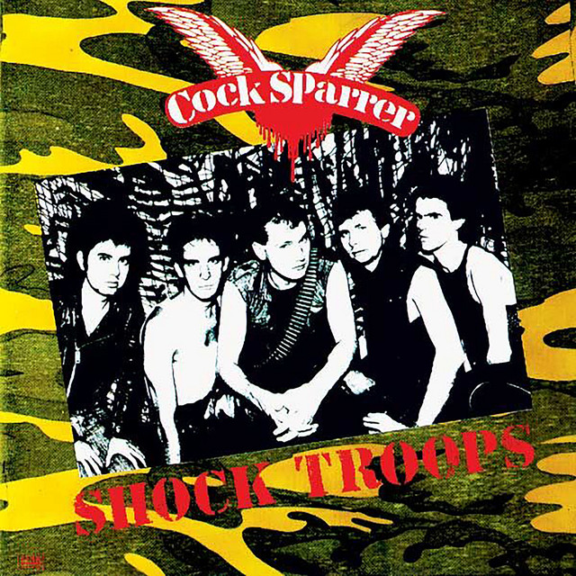 Cock Sparrer — Shock Troops cover artwork