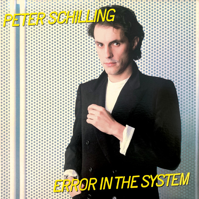 Peter Schilling Error in the System cover artwork